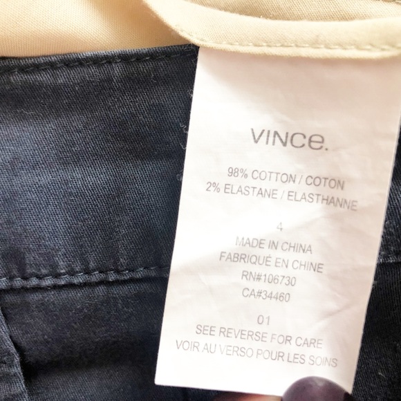 Vince Blue Chinos Utility Slim Leg 4 - Picture 5 of 7